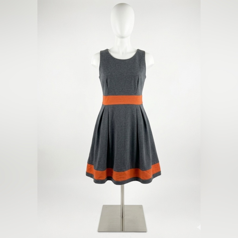 Mystree Heather Gray Sleeveless Fit-and-Flare Dress